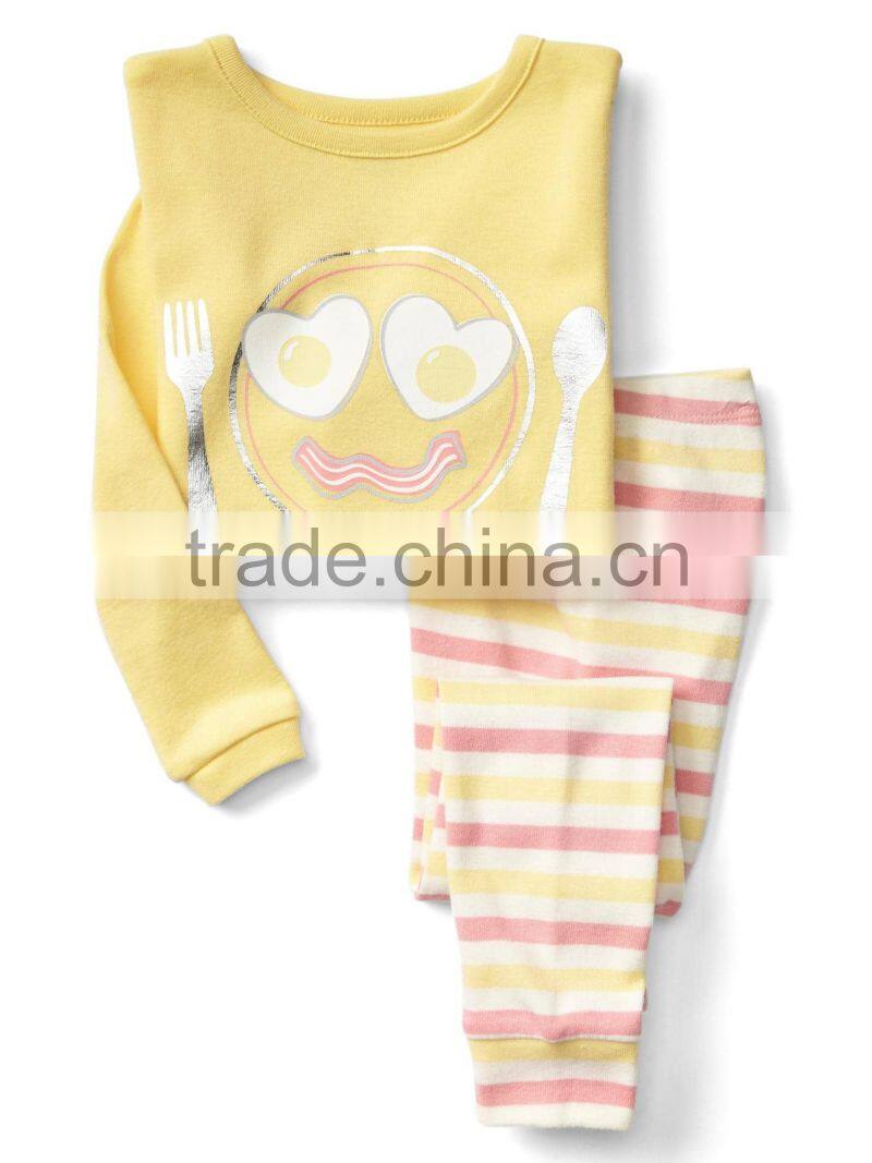 Dinosaurs printed kids pajamas set