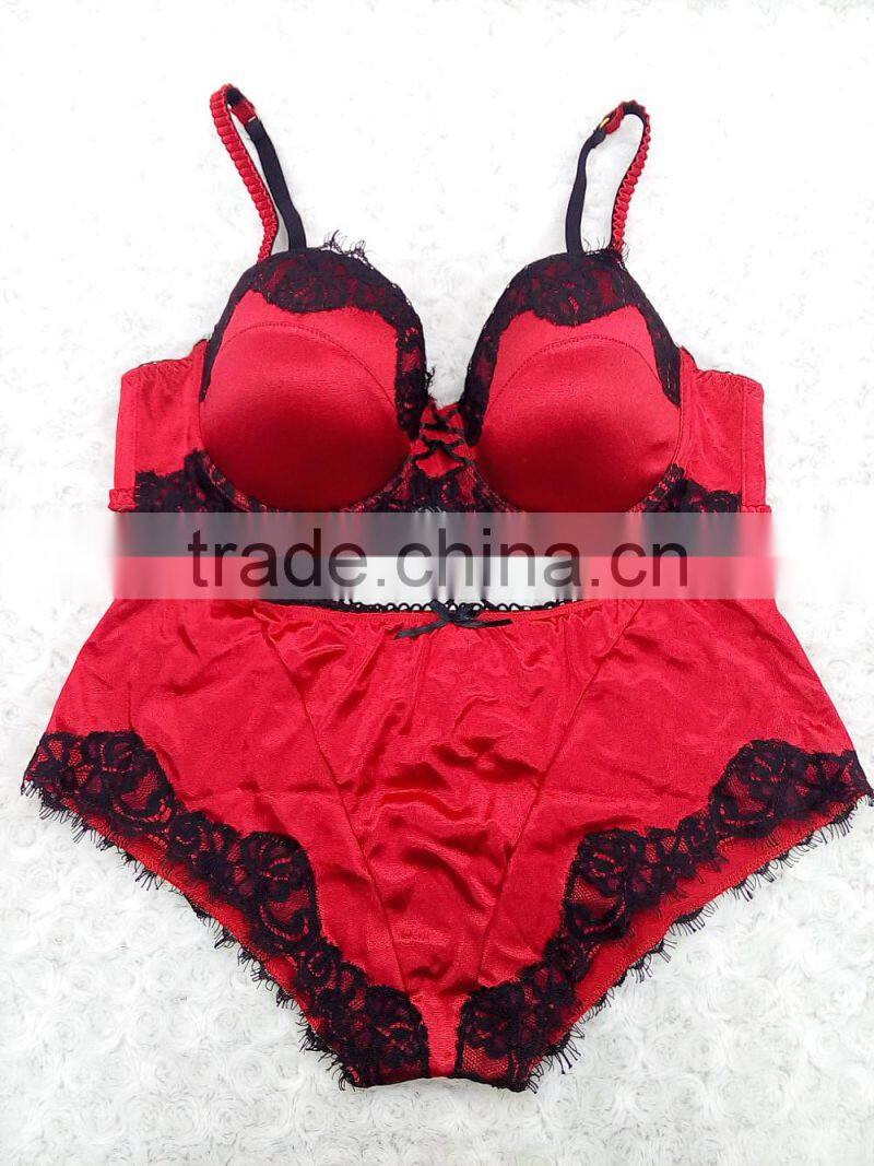 Fashional women hot sexy bra and panty sexy ladies underwear
