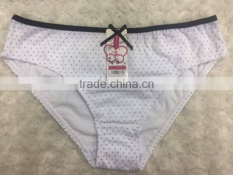 girl's bra and panty set plain dyed with lace 2016 new design