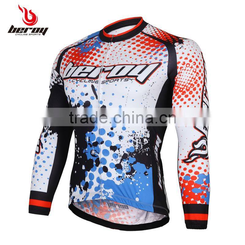BEROY Fitness Cycling Biking Long Jersey, China Manufacturer Bicycle Jacket Tops