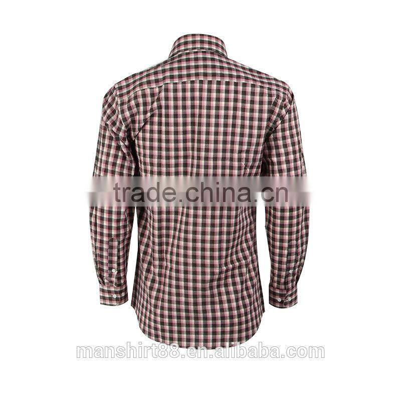 spread collar 100% combed cotton luxury fashion slim fit shirts