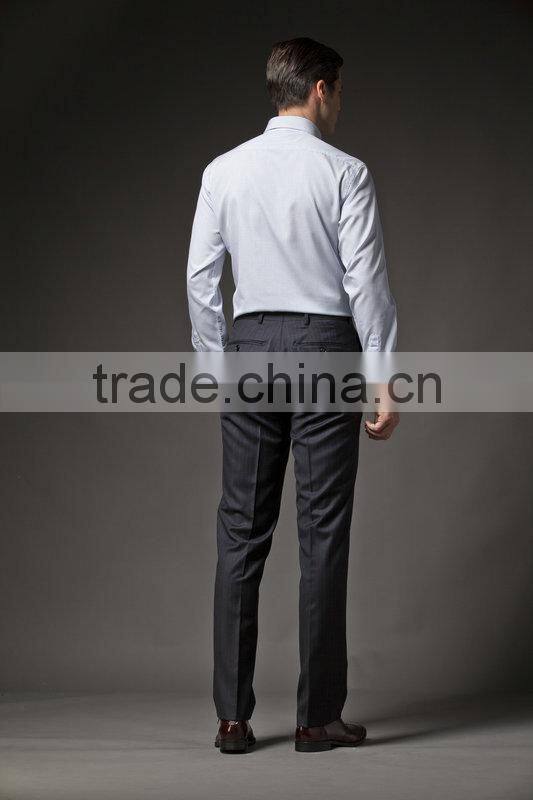 2015 latest formal shirt designs for men 100% cotton