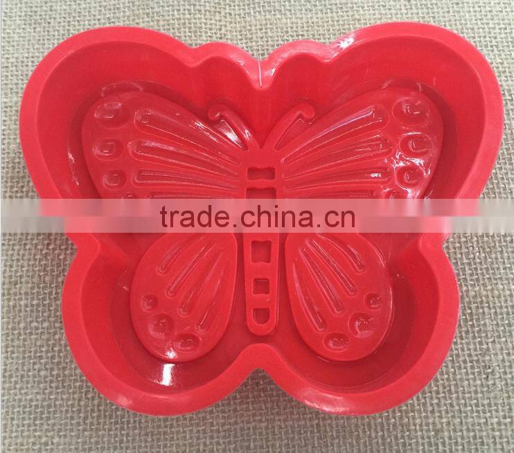Wholesale safety Butterfly shape silicone chocolate mould,soap mold,diy cake mould