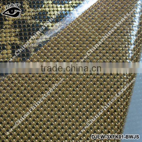 3MM Leopard Print Iron On Metal Mesh for Garment