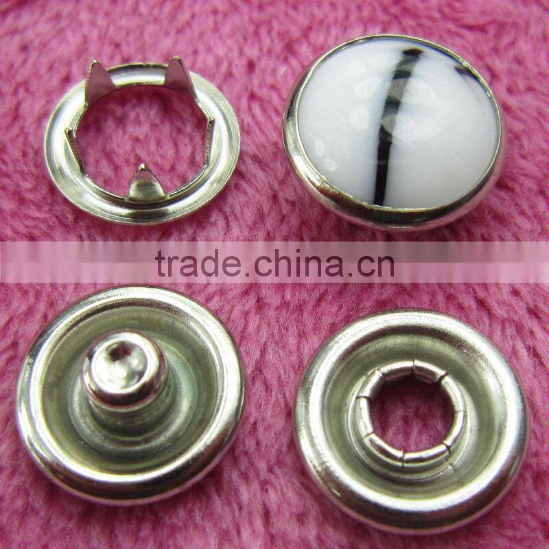 color metal snap button