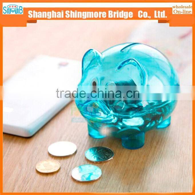 cheap wholesale high quality plastic piggy bank for saving money