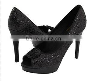 familiar with ODM the hexagonal pet glitter powder black glitter fabric