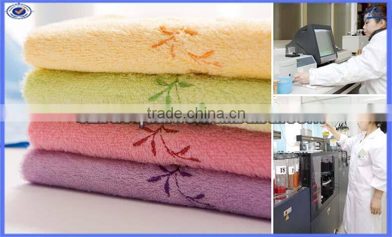2015 hot sale square bamboo fiber face towel China mamufacturer