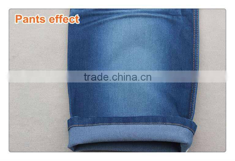 indigo blue for woman jeans denim fabric
