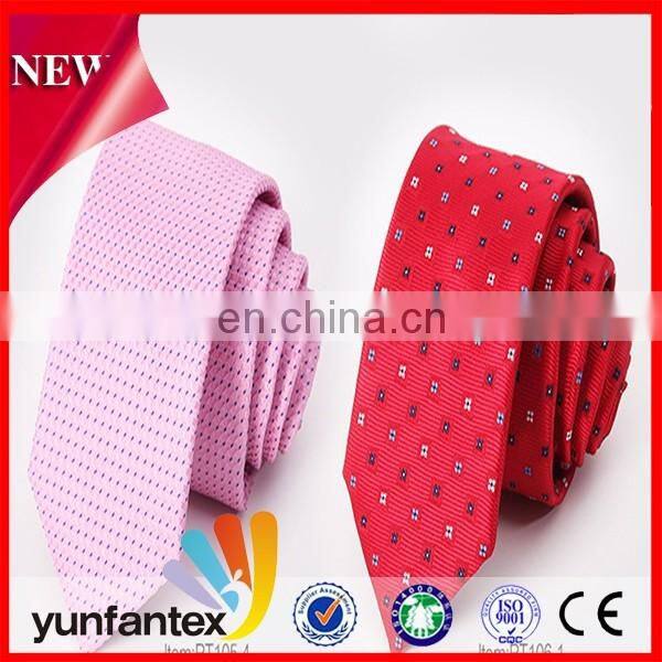 2016 handmade soild color and plaid 100 polyester tie