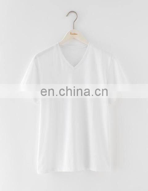 promotional t-shirt with 100% cotton V-neck T Shirt