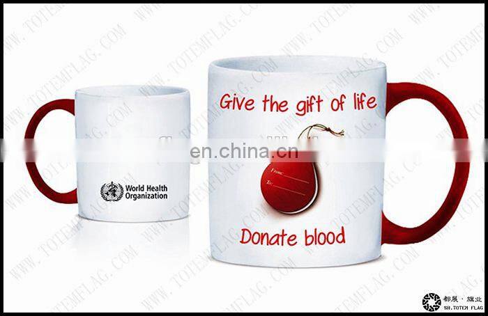 Handle Color With Printing Mug