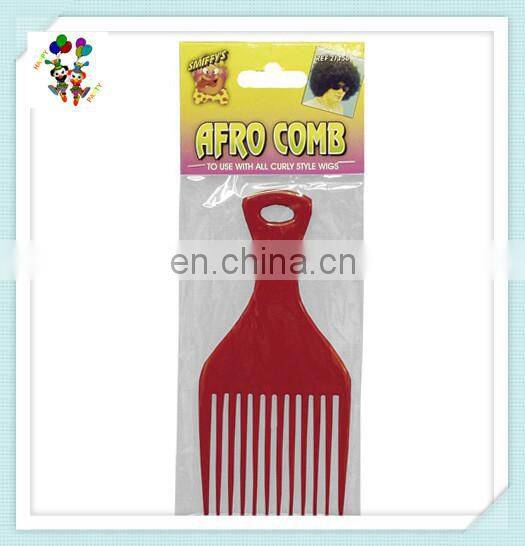 Cheap Plastic Party Fancy 70s Afro Hair Wig Comb HPC-0937