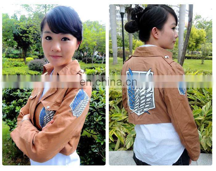 New arrival Anime 100% Cotton Attack on Titan jacket Cosplay hoddie Clothing(size:M/L/XL/XXL/XXXL) Scouting Legion
