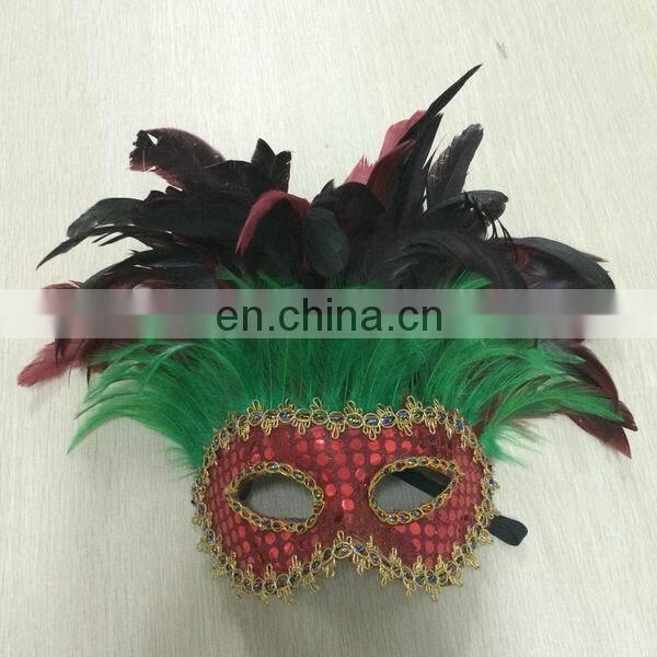 2014 New Style Mask For Party Fashion Mask With Feathers