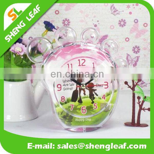 Cute cartoon feet alarm clock Crystal clock Creative gifts Clocks