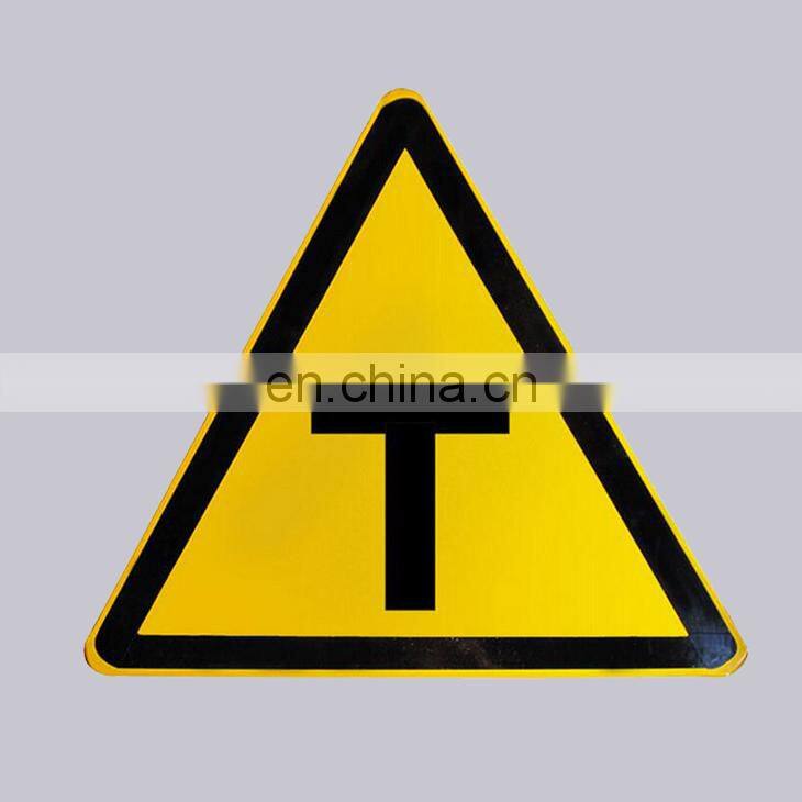 High Quality UV Printed Safty Sign Type Custom Triangle Reflective Metal Road Sign