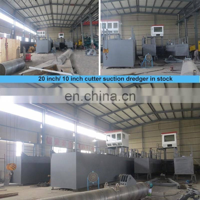20 inch/10 inch High quality river dredging machine cutter suction dredger in stock