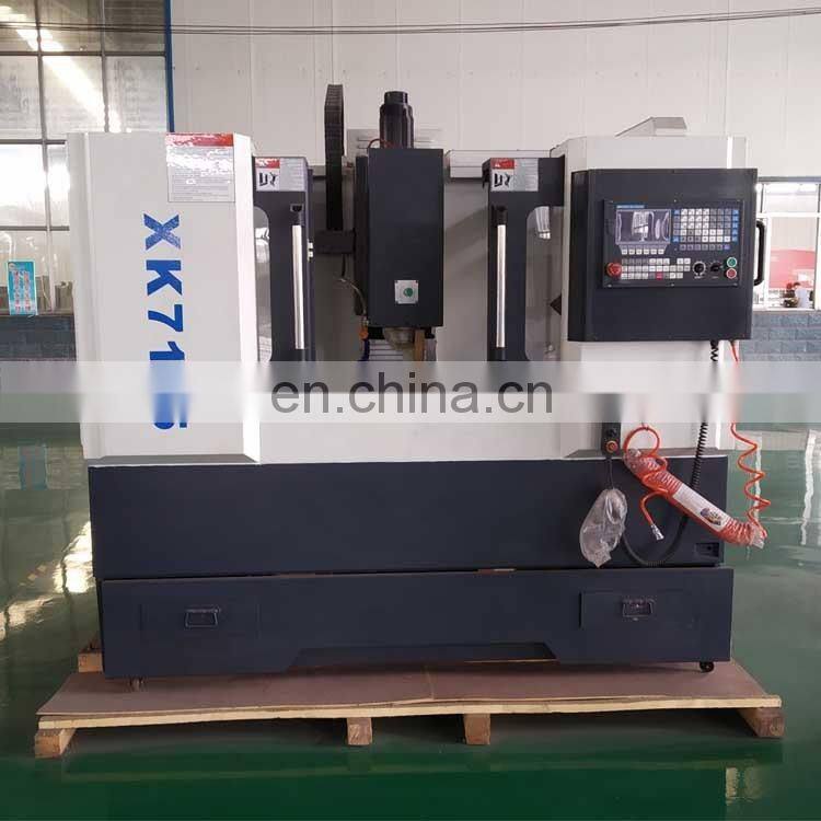 xk7125 vertical economic medium size metal cnc vertical milling machine