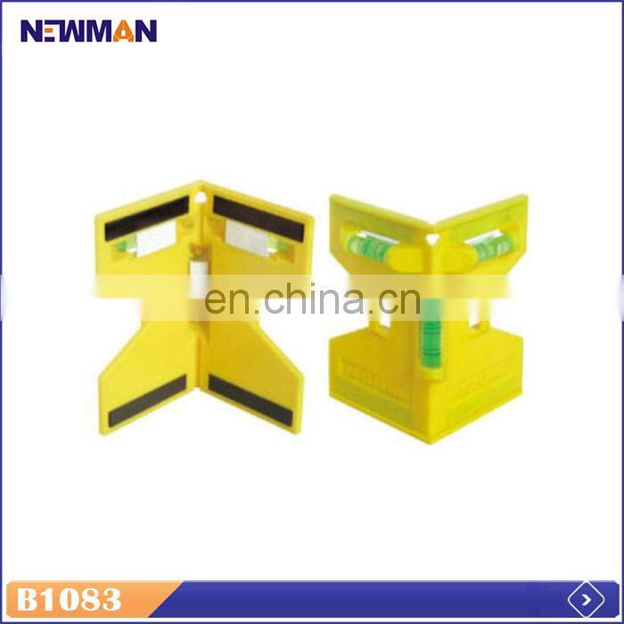 NEWMAN Type 6149 aluminium square tubular bubble flat digital spirit level