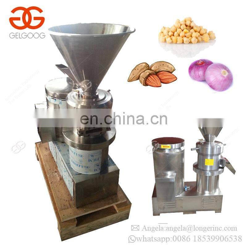 High Definition Red Bean Olive Pistachio Hazelnut Paste Peanut Butter Jam Making Equipment Hummus Grinding Machine Price