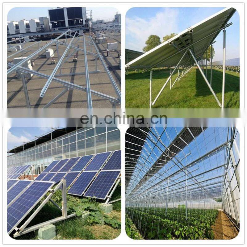 Galvanized non slotted / not perforated strut steel c channel