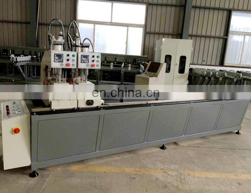 Twin head PVC windows corner and V welding machine