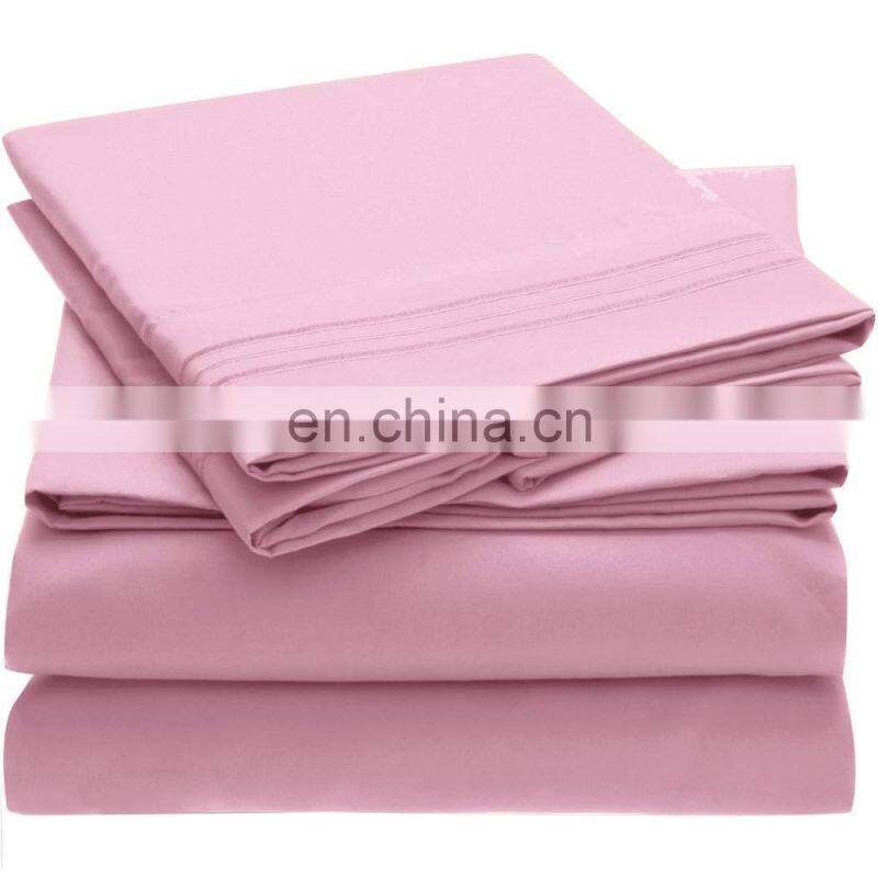 Brushed Microfiber 1800 Bedding - Wrinkle, Fade, Stain Resistant - 4 Piece (Queen),Bed Sheet Set