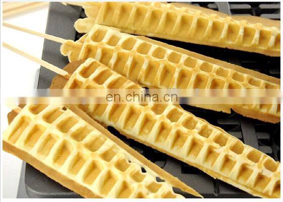 bakery equipment prices lollipop waffle maker/lolly waffle making machine/stick waffle maker