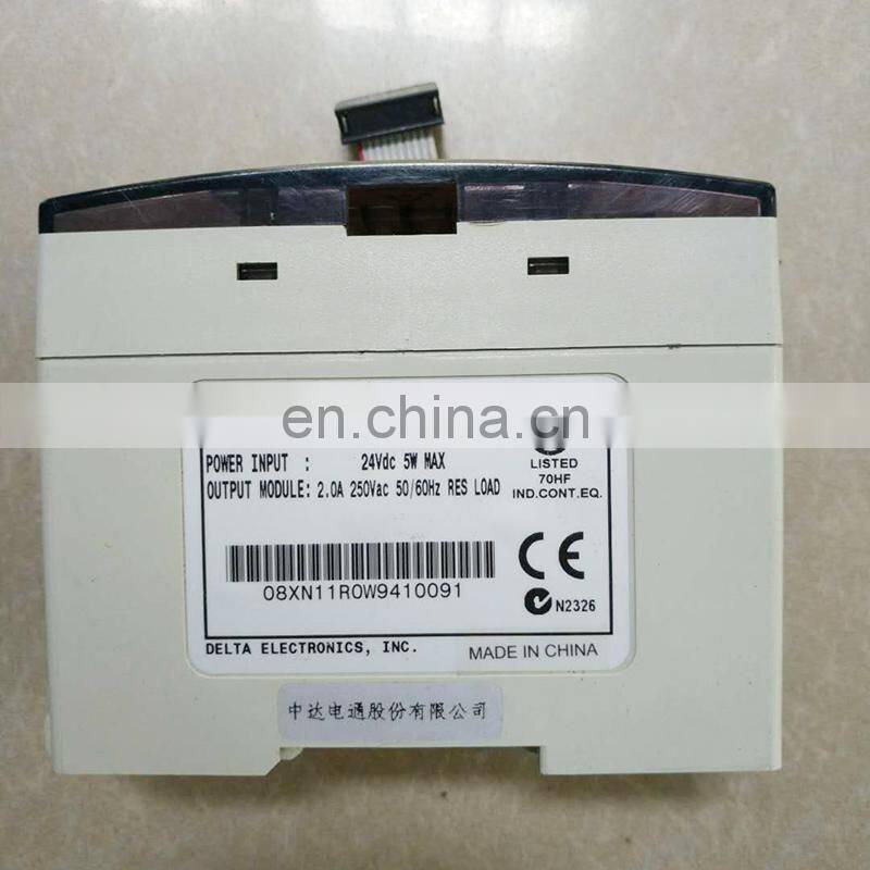 Useful DVP08XN11R Delta PLC Digital 8DO Expansion Module DVP08XN11R Mask Machine Automation Control