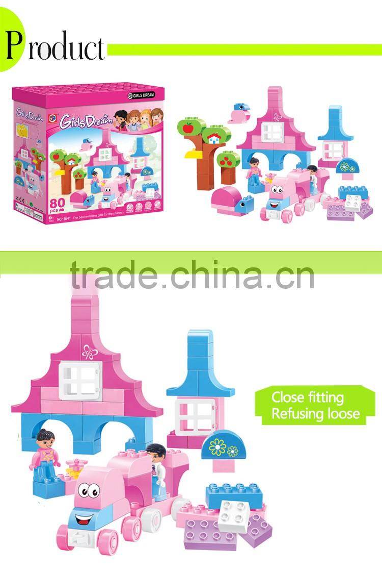 2016 hot item girls dream plastic building blocks toys