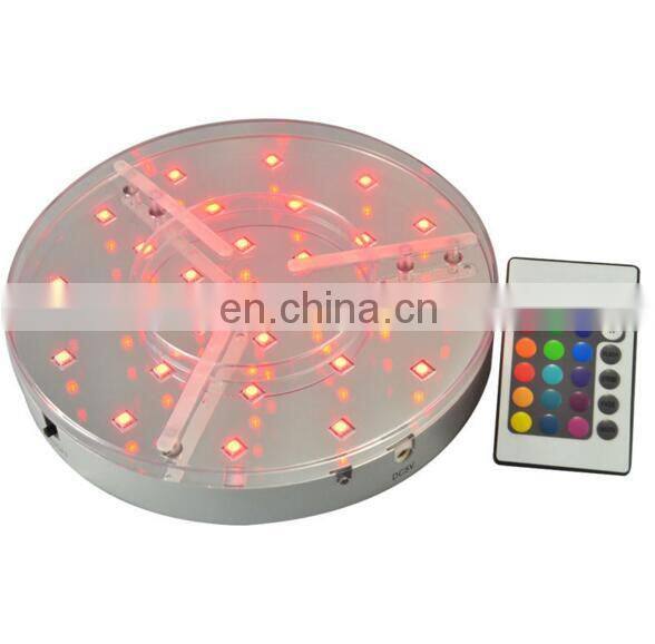 8 inches remote control candelabraled light base for table decorations