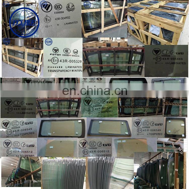 Yutong bus front windshield glass spare parts