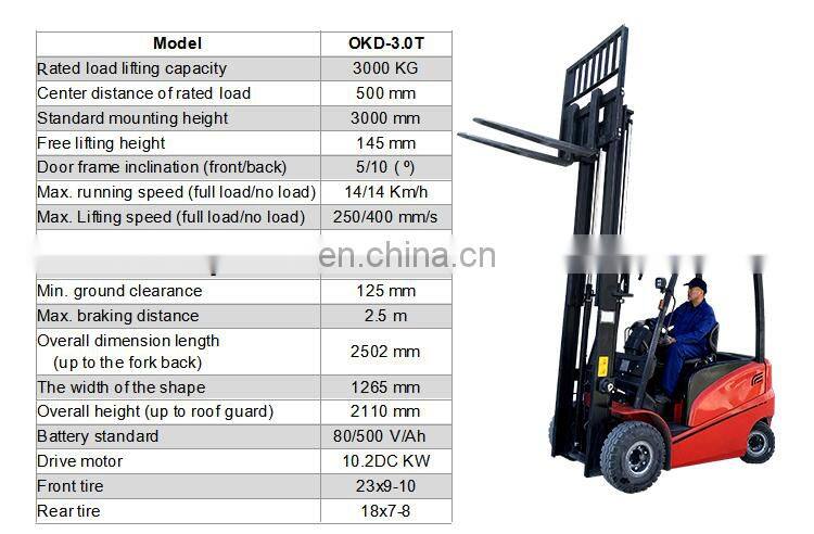 Electric forklift price articulated forklift fork lifter electric forklift truck