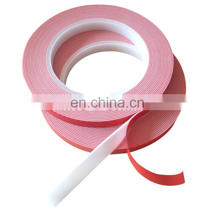 White and Yellow Release Paper Foam Heat Resistant Double Sided Tape