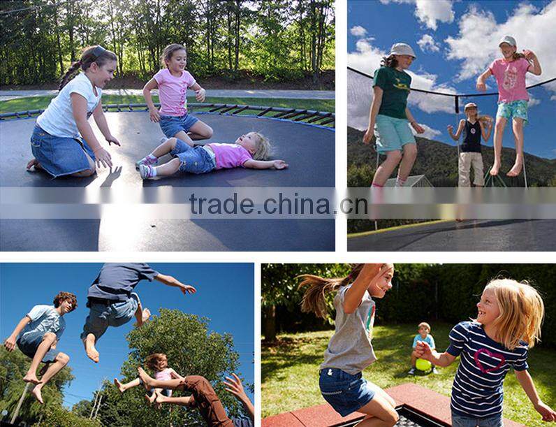 Round Outdoor Bungee Jumping Trampoline