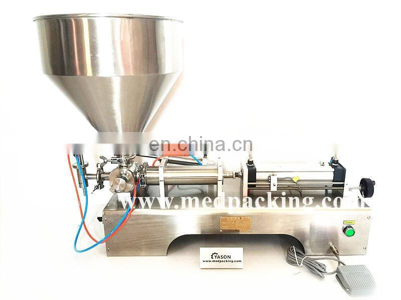 50-1000ml Single Head Cream Shampoo Filling Machine with Mixer