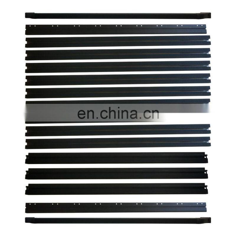 JL1187 Aluminum alloy roof rack basket luggage roof rack for jeep jl 2018+