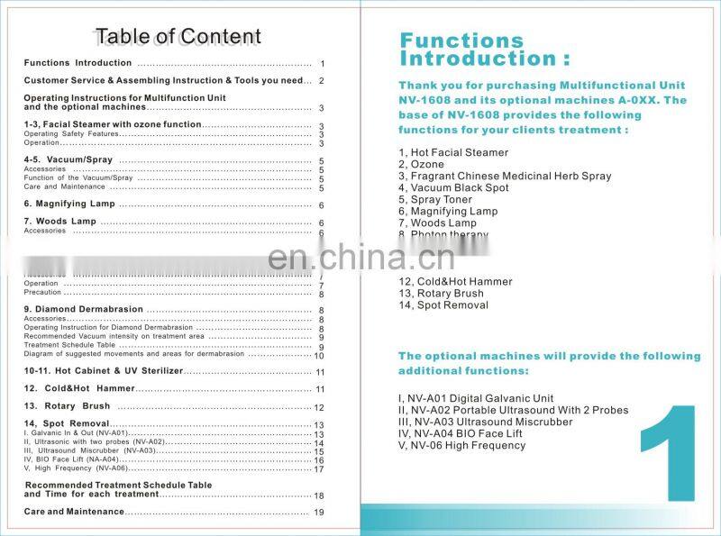 Newest technology stationary skin care machine 19 in 1 facial machine 19 in1 multi-functional beauty equipment for beauty care