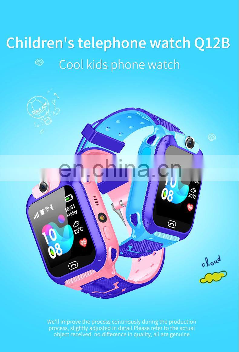 Smart Watch Wristwatch for men Kids Watch with SOS GPS Smartwatch ANAK Phone Watch Q12 jam tangan Christmas gift for children