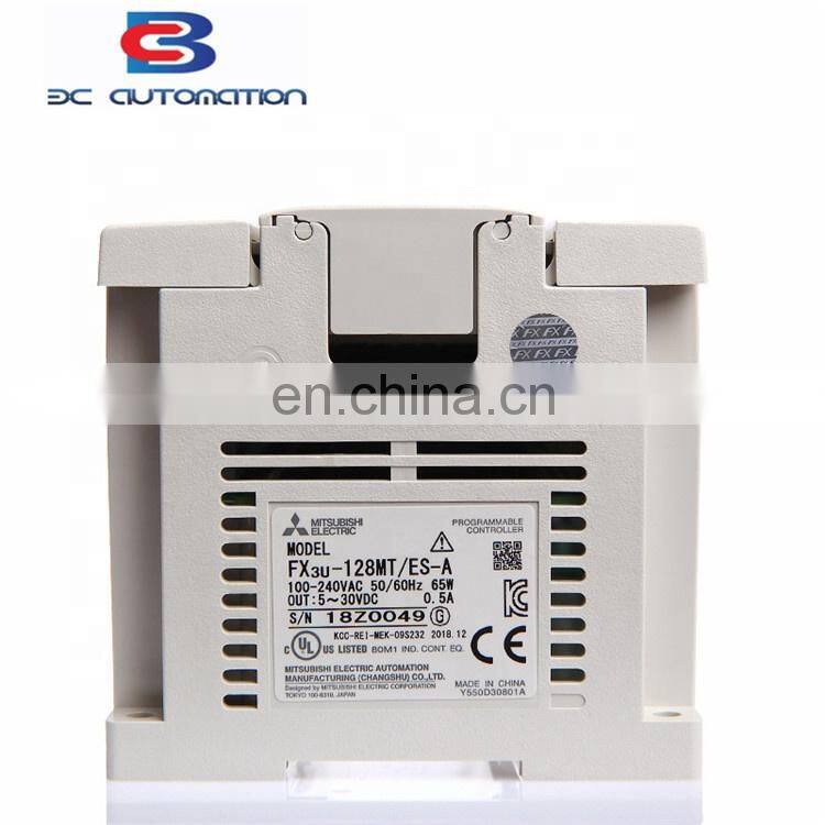 FX3U-128MTES-A New and Original Mitsubishi electric low cost CPU chinese plc controller