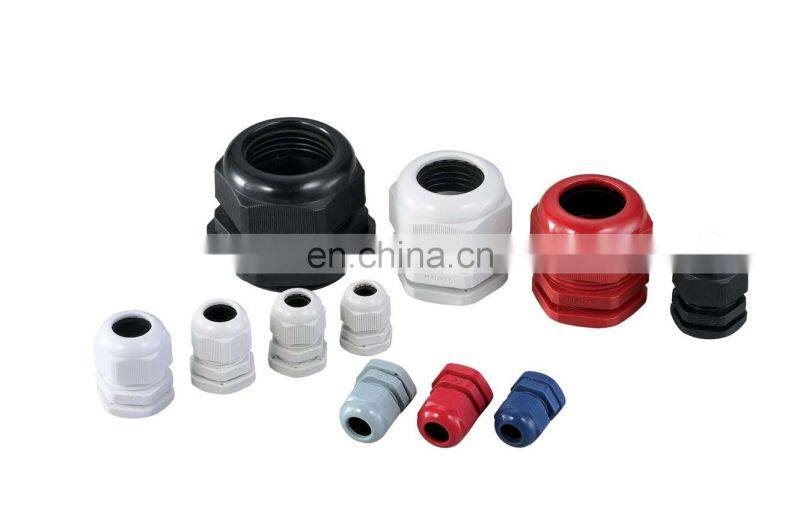 20mm Grey Nylon Cable Gland With Small Hole Cable Gland Used For Panel Enclosure