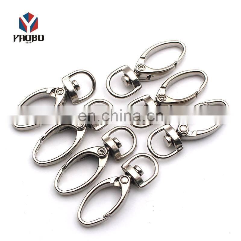 Superior Metal Swivel Clasp Keychain With Snap Hook For Handbag