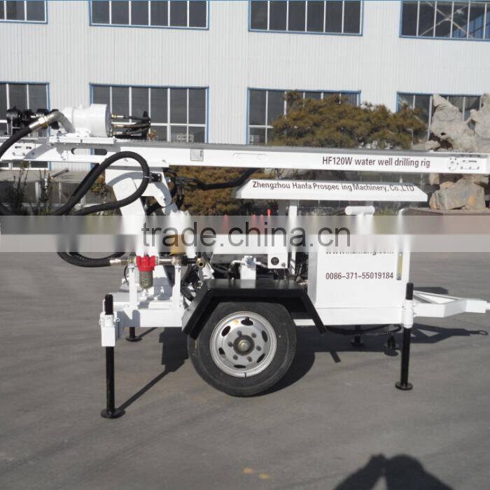 HF120W DTH Hammer Water Well Drill Machine