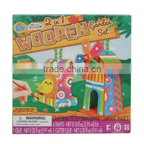 Kids Paint toy a Birdhouse Kit/ Wooden Bird house Kit