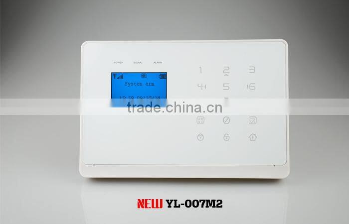 Wireless auto-dial alarm system with GSM and PSTN dual network