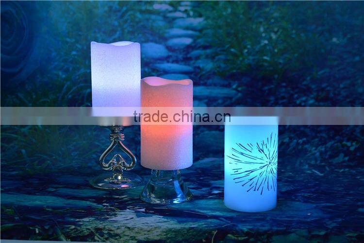 electronic candle lights color changing led candles with timer