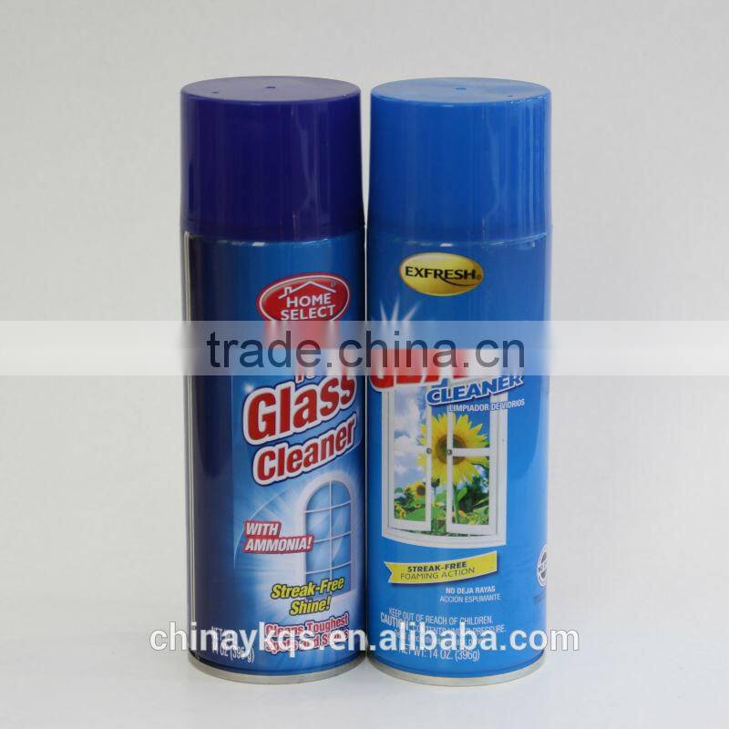 Aerosol Spray Type Glass/Mirror/Car Lens&Screen Cleaner