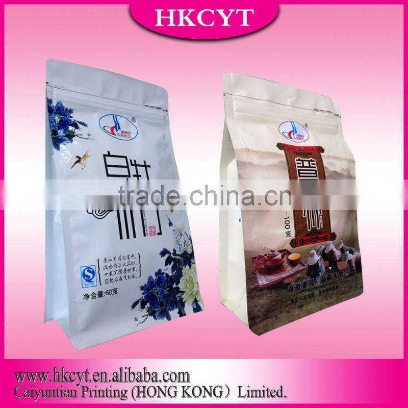 Hot products white Matte finish foil packaging bag