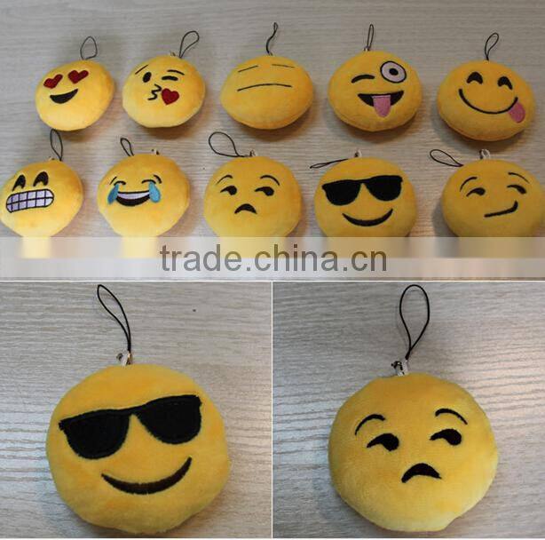 Emoji Pillows keychain ,Wholesale Custom Printed Custom Emoji Pillow,Plush Emoji Pillow Stuffed Toys